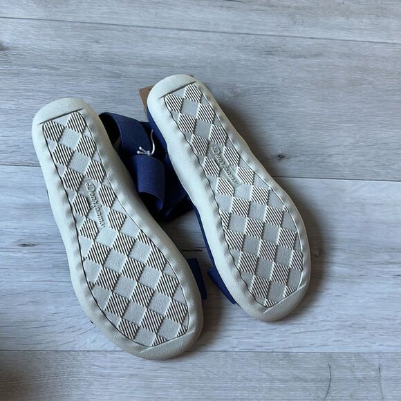 Dearfoams Women's Original Comfort Backstrap Casual Open Toe Sandal Blue 9.5 nwt - Picture 9 of 9